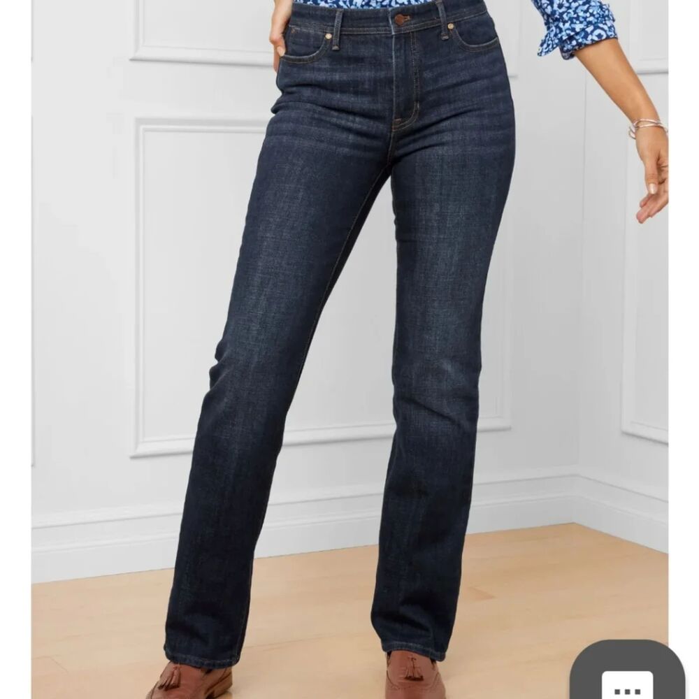 Talbots Signature Bootcut Jeans 14 NEW